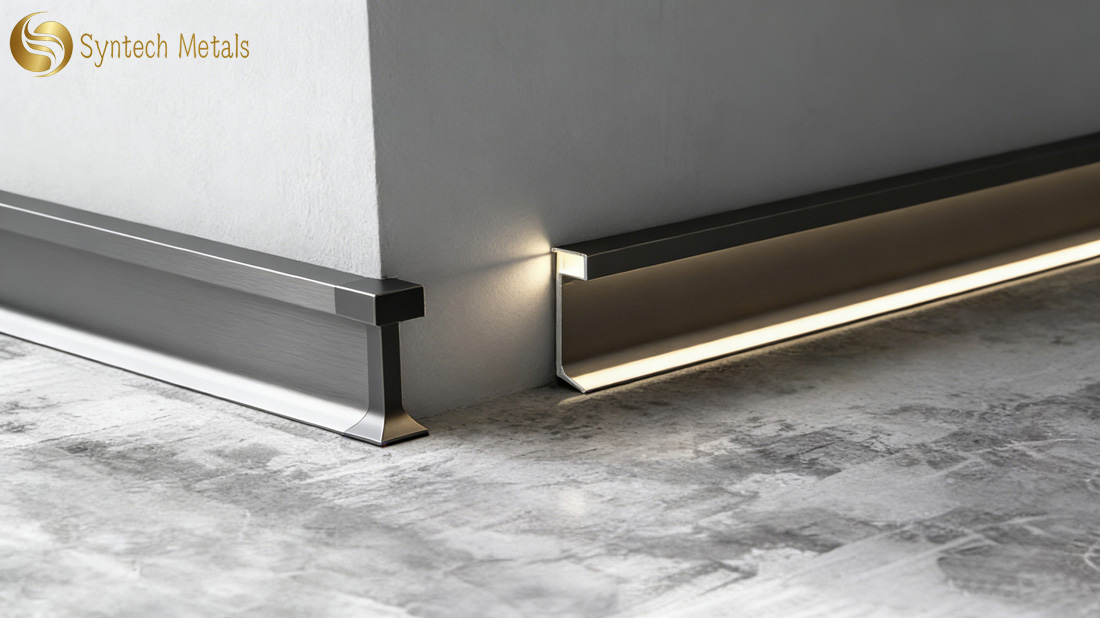 Hochwertige LED-Fußleiste aus Aluminium