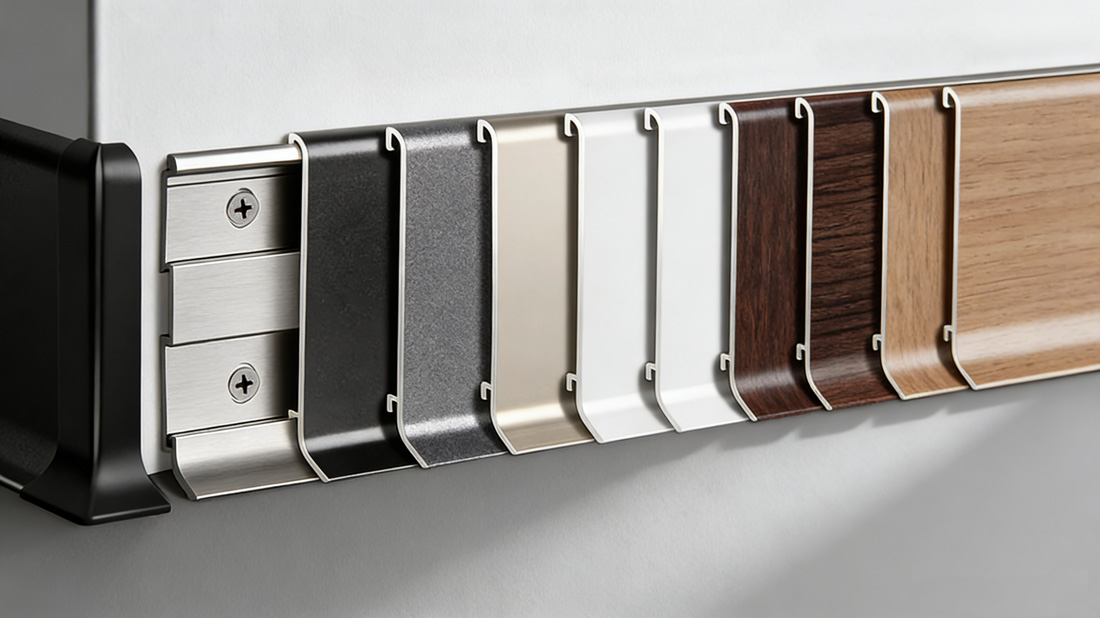 لوح حواف من الألومنيوم للأرضيات