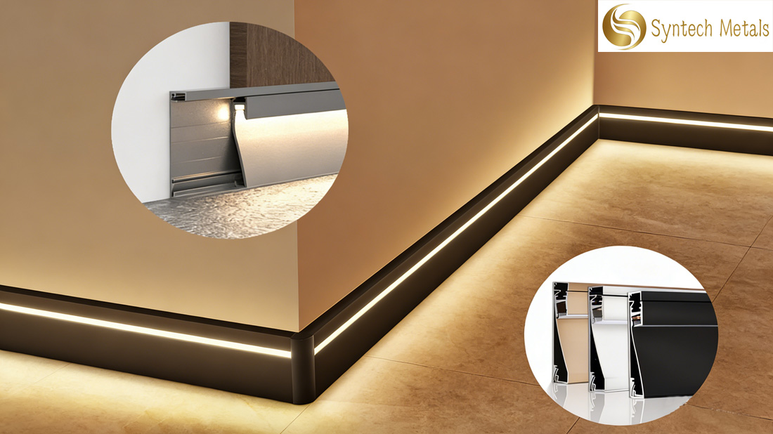အလူမီနီယံ LED Skirting ဘုတ်